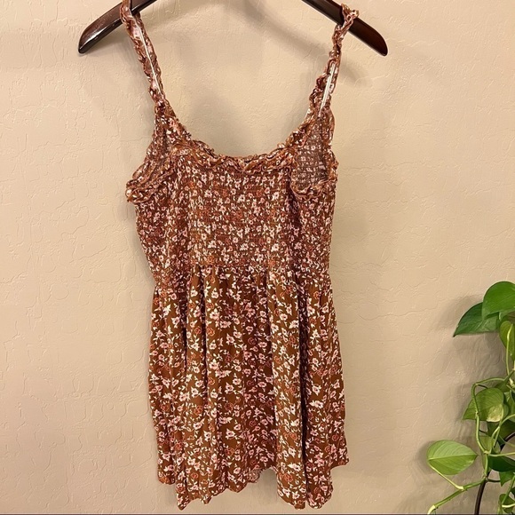 Vine & Valley smocked bodice fit and flare dress, floral print, fits a size S - Picture 5 of 13